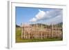 Fence, Old and Weathered, in Biogradska Gora National Park, Montenegro-ollirg-Framed Photographic Print