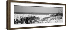 Fence on the Beach, Bon Secour National Wildlife Refuge, Gulf of Mexico, Bon Secour-null-Framed Photographic Print