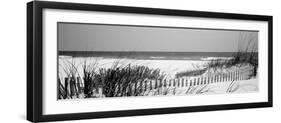 Fence on the Beach, Bon Secour National Wildlife Refuge, Gulf of Mexico, Bon Secour-null-Framed Photographic Print