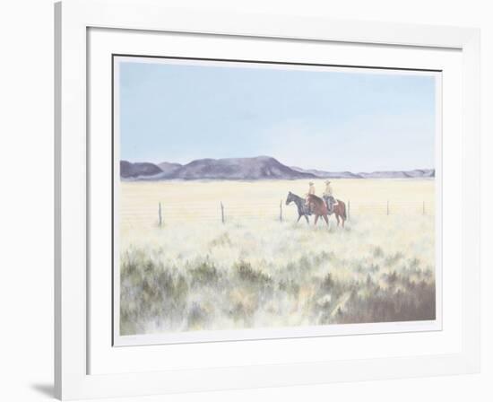 Fence Riders-Gwendolyn Branstetter-Framed Limited Edition