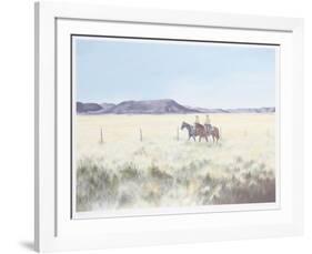 Fence Riders-Gwendolyn Branstetter-Framed Limited Edition