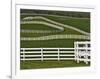 Fence Winding Across Calumet Horse Farm, Lexington, Kentucky, USA-Adam Jones-Framed Photographic Print