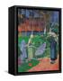 Fence with Flowers-Paul Serusier-Framed Stretched Canvas