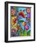 Fence with Flowers-Carla Bank-Framed Giclee Print