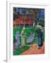 Fence with Flowers-Paul Serusier-Framed Art Print