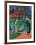 Fence with Flowers-Paul Serusier-Framed Art Print