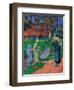 Fence with Flowers-Paul Serusier-Framed Art Print