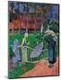 Fence with Flowers-Paul Serusier-Mounted Art Print