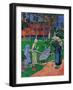 Fence with Flowers-Paul Serusier-Framed Art Print