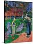 Fence with Flowers-Paul Serusier-Stretched Canvas