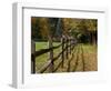 Fenceline, East Arlington, Vermont, USA-Joe Restuccia III-Framed Photographic Print