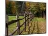 Fenceline, East Arlington, Vermont, USA-Joe Restuccia III-Mounted Photographic Print