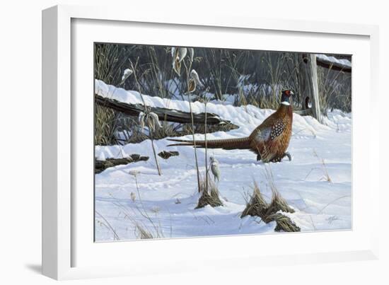 Fenceline Strut-Wilhelm Goebel-Framed Giclee Print