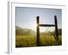 Fencepost at Sunrise, Cades Cove, Great Smoky Mountains National Park, Tennessee, Usa-Adam Jones-Framed Photographic Print