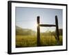 Fencepost at Sunrise, Cades Cove, Great Smoky Mountains National Park, Tennessee, Usa-Adam Jones-Framed Photographic Print