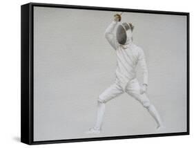 Fencer-Lincoln Seligman-Framed Stretched Canvas