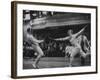 Fencers Competing in the Olympics-John Dominis-Framed Premium Photographic Print