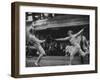 Fencers Competing in the Olympics-John Dominis-Framed Photographic Print