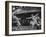 Fencers Competing in the Olympics-John Dominis-Framed Photographic Print