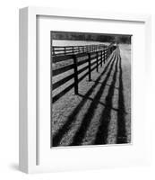 Fences and Shadows, Florida-Monte Nagler-Framed Art Print