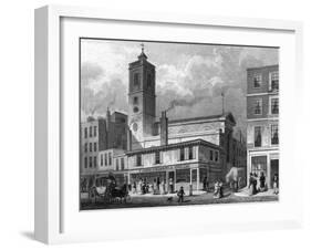 Fenchurch Street-Thomas H Shepherd-Framed Art Print