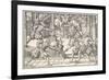 Fencing 1570-Tobias Stimmer-Framed Premium Giclee Print