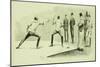 Fencing at Dickel's Academy-Frederic Sackrider Remington-Mounted Giclee Print