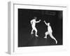 Fencing Bout-null-Framed Photographic Print