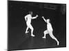 Fencing Bout-null-Mounted Photographic Print