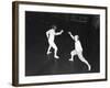 Fencing Bout-null-Framed Photographic Print