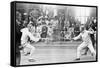 Fencing Competition in the 1912 Olympics in Stockholm-null-Framed Stretched Canvas