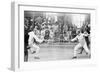 Fencing Competition in the 1912 Olympics in Stockholm-null-Framed Premium Photographic Print