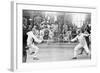 Fencing Competition in the 1912 Olympics in Stockholm-null-Framed Photographic Print