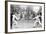 Fencing Competition in the 1912 Olympics in Stockholm-null-Framed Photographic Print