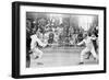 Fencing Competition in the 1912 Olympics in Stockholm-null-Framed Photographic Print