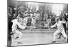 Fencing Competition in the 1912 Olympics in Stockholm-null-Mounted Photographic Print