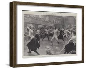 Fencing for Women-G.S. Amato-Framed Giclee Print