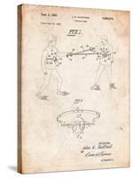 Fencing Game Patent-Cole Borders-Stretched Canvas