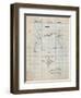 Fencing Game Patent-Cole Borders-Framed Art Print