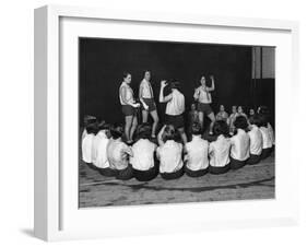 Fencing Girls-null-Framed Photographic Print