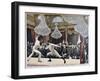 Fencing in Front of the President of the Republic, Palais De L'Élysée, 1895-F Meaulle-Framed Giclee Print