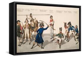 Fencing Lesson, 1814-Johann Gottfried Schadow-Framed Stretched Canvas