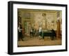 Fencing Scene at the Neopolitan Residence of Kenneth Mackenzie (1744-81) 1st Earl of Seaforth, 1771-Pietro Fabris-Framed Giclee Print