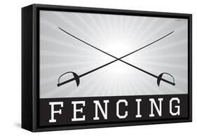 Fencing Sports-null-Framed Stretched Canvas