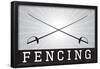 Fencing Sports-null-Framed Poster