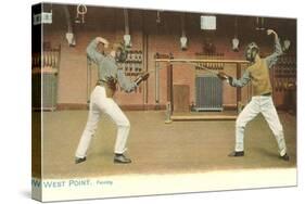 Fencing, West Point, New York-null-Stretched Canvas