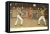 Fencing, West Point, New York-null-Framed Stretched Canvas