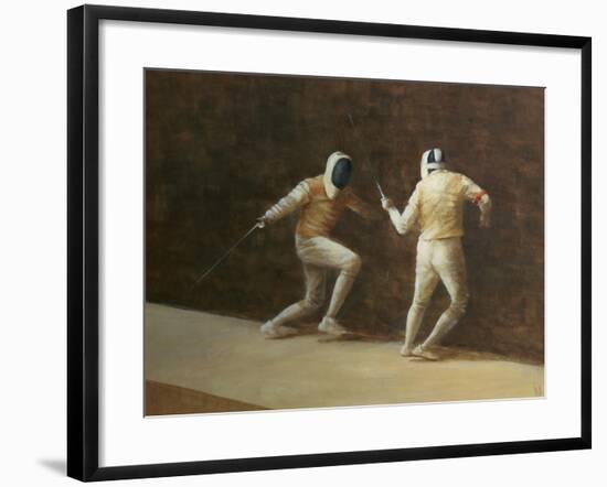 Fencing-Lincoln Seligman-Framed Giclee Print