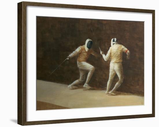 Fencing-Lincoln Seligman-Framed Giclee Print