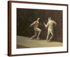 Fencing-Lincoln Seligman-Framed Giclee Print